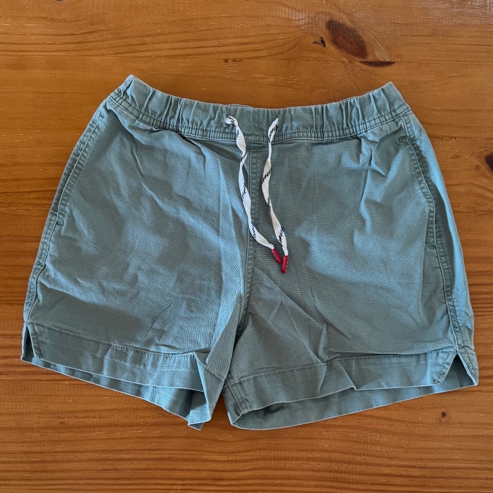 Topo Designs, Women's Dirt Short, Teal/Blue, Medium